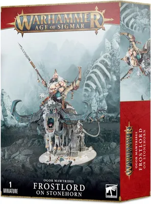 Produktbild von Warhammer Age of Sigmar Ogor Mawtribes Frostlord on Stonehorn
