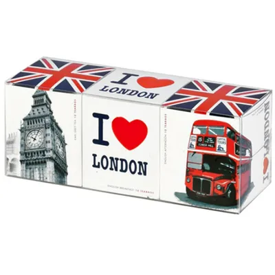 Produktbild von Ahmad Tee I Love London 30 Teebeutel Schwarztee Geschenkideen