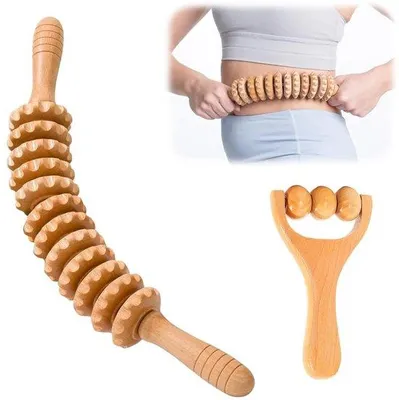Produktbild von Massage-Rolle für eine tiefgehende Faszienmassage, 2 Stück, Massage-Set