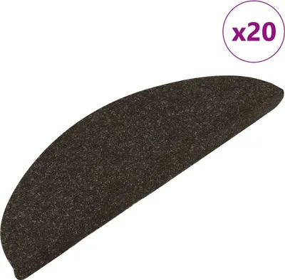 Obrázek produktu pro Samolepicí rohože na schody 20 ks Antracit 56x17x3 cm