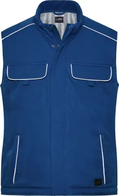 Produktbild von Workwear Softshell Padded Vest - SOLID - dark-royal, Gr. XL