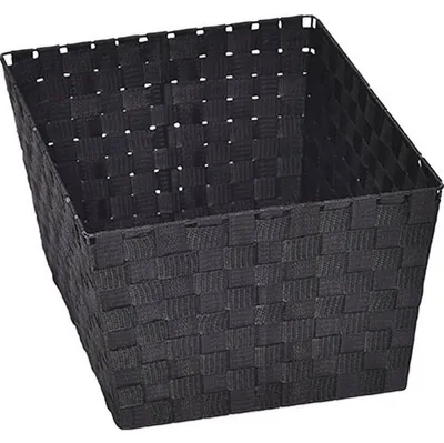 Produktbild von Ankleidekorb aus polyester h24xl36xp46cm - schwarz - Tendance