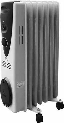 Productafbeelding van Olieverwarmingsradiator (7 elementen) EDM 07121, wit, 1500 W
