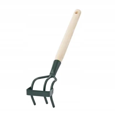 Produktbild von KADAX Grubber, Jätegrubber mit 3 Zinken, kleine Blumenkralle mit Stiel, Gartenzubehör
