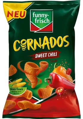 Zdjęcie produktu dla funny fresh cornados przekąska kukurydziana ze słodkim chilli 80g
