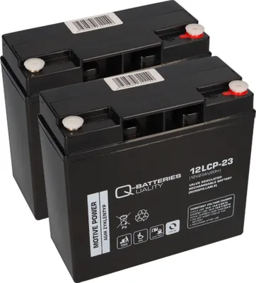Image de Batterie compatible E-Mobile E-Scooter Mobilis 2x 12V 23Ah
