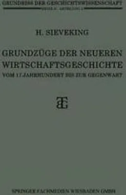 Produktbild von Grundzüge der Neueren Wirtschaftsgeschichte