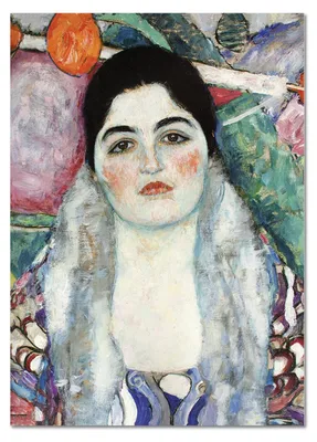 Produktbild von Giallobus - Nahaufnahme von Friedericke Maria Beer - Gustav Klimt - 50L x 70W cm - Bild - Acrylglas