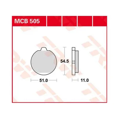 Produktbild von TRW Bremsbeläge Bremsklötze MCB505
