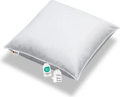 Produktbild von Extra dick+ prall gefülltes Kopfkissen 1600g sibirische Federn 80x80