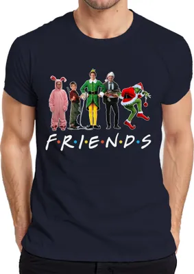 Produktbild von Friends Weihnachtsfilme Grinch Buddy der Weihnachtself - Weihnachten Christmas Xmas Herren T-Shirt, Navy, S