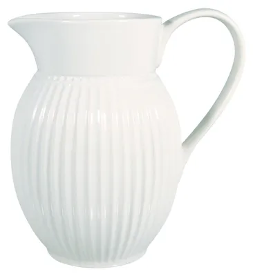 Produktbild von Greengate Krug ALICE Weiß Kanne 1,5 Liter Everyday Geschirr Karaffe Saftkrug