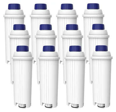 Produktbild von AQUA CREST Kaffeemaschinen Wasserfilter, Ersatz für De'Longhi® DLSC002, SER3017&5513292811, Einschließlich Versionen der ECAM, ESAM, ETAM Serie (12)