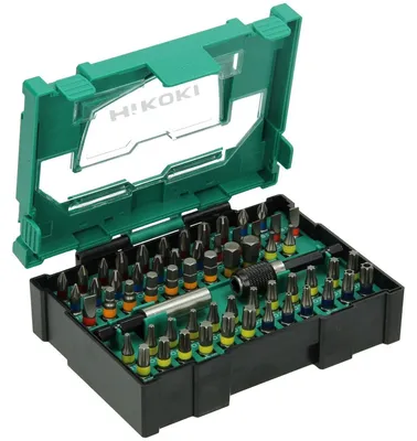 Produktbild von HiKOKI 60-teiliger Bit-Satz (BOX II) - Vielseitiges Schraubendreher-Bit-Set für