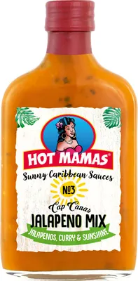 Zdjęcie produktu dla Hot Mamas Cap Canas Jalapeno Mix Sauce przyjemnie pikantny 195ml