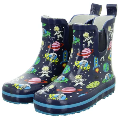 Produktbild von Beck Jungen Space Gummistiefel, Blau, 22 EU