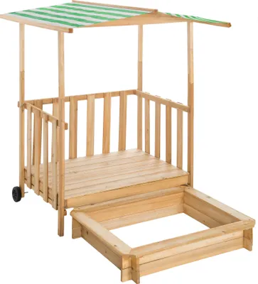 Zdjęcie produktu dla piaskownica tectake® Gretchen 106 x 105 x 137 cm