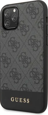 Obrázok produktu pre Guess Hard Case 4G Stripe pre iPhone 11 Pro 5,8" sivý ochranný kryt