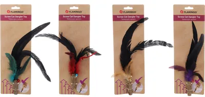 Image de Flamingo Jouet pour chats Plomo pour canne à pêche à chat