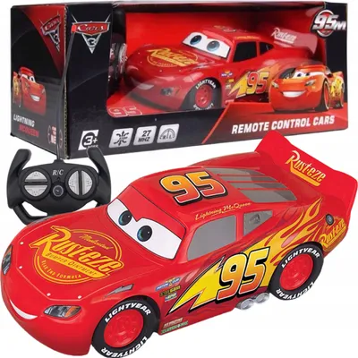 Produktbild von Ferngesteuertes Auto Zickzack Mcqueen Rc Turbo 95 Cartoon Cars Rot