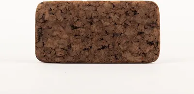 Produktbild von INNA-Glas Untersetzer Presskork MANARA, rechteckig, dunkel, 20x12x1,8cm - Korkuntersetzer