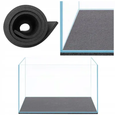 Immagine prodotto di Mata per Acquario in Polietilene 60x30 cm, 6 mm, Protezione Fondo, Tappetino Antishock Universale per Acquario