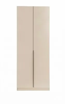 Produktbild von 2turiger  Kleiderschrank mit Kleiderstange Beige Moderner Stil Elegant