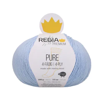 Image de Regia Premium Pure 00052 Light Blue Fil à tricoter
