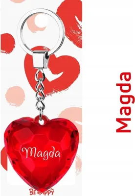 Obrázok produktu pre Kľúčenka Srdce Magda – Be-Happy Gifts