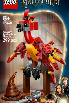 Immagine prodotto di LEGO Harry Potter Fawkes Fenice di Silente 76448 Set 299 Pezzi 8+ Anni