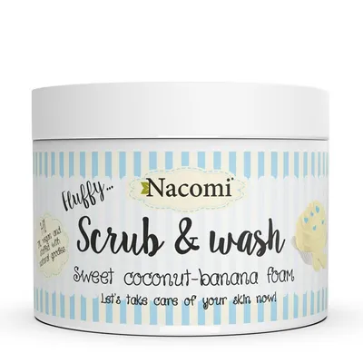 Zdjęcie produktu dla Nacomi Pianka peelingująco-myjąca kokos banan, 180 ml