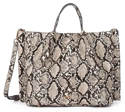 Produktbild von L.CREDI Handtasche Umhängetasche Raila Handbag Black Mix taupe