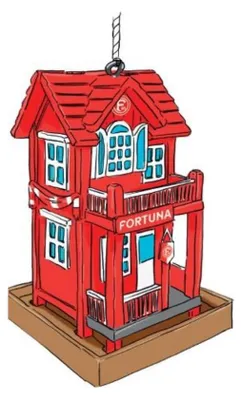 Produktbild von Fortuna Düsseldorf "Fortuna Vogelfutterhaus"