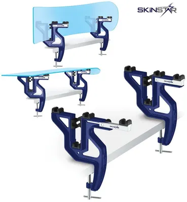 Immagine prodotto di SKINSTAR: Morsetto per snowboard, base di fissaggio, attrezzo per snowboard - Colore: blu