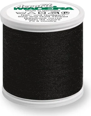 Produktbild von Madeira Aerofil 120, Universal, Schwarz, Polyester, 400 m