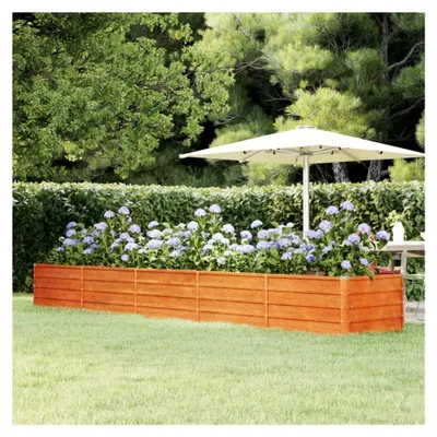 Produktbild von Hochbeet Rostig 400x80x45 cm aus Cortenstahl