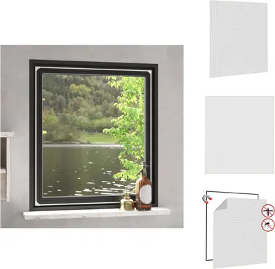 Produktbild von vidaXL Magnet-Insektenschutz für Fenster Weiß 130x150 cm -  Fliegengitter