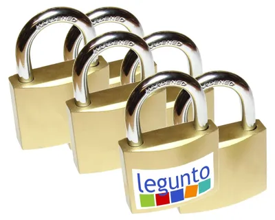 Immagine prodotto di Set di 6 lucchetti con 36 chiavi