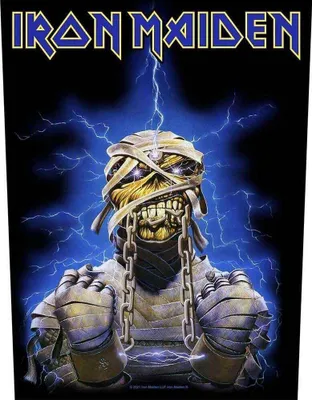 Produktbild von Iron Maiden Powerslave Eddie Aufnäher zum Aufnähen 36 x 30 cm