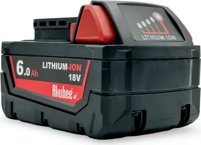 Produktbild von Akku 18V 6,0Ah kompatibel mit Milwaukee M18  Akubee