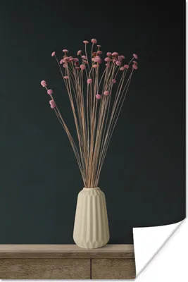 Produktbild von MuchoWow® Poster Rosa - Blumen - Stilleben 120x180 cm - Kunstposter