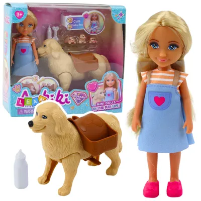 Produktbild von Ankiki Mini-Puppe mit Set mit Tasche, Welpenknochen