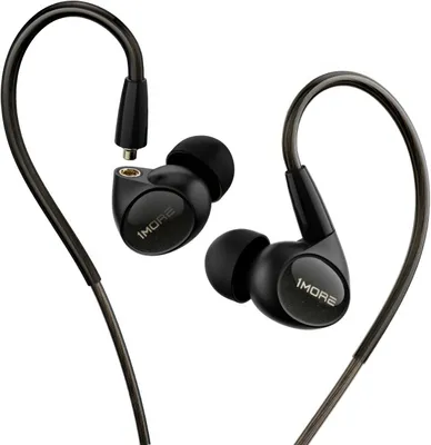 Image de Écouteurs intra-auriculaires filaires HiFi haute résolution MMCX 1MORE avec microphone