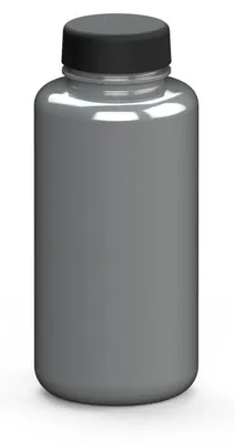 Produktbild von Wasserflasche "Refresh" 700 ml - Auslaufsichere und robuste Tritan Flasche für Schule, Sport und Freizeit - silber/schwarz