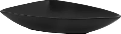 Immagine prodotto di LuxeBath Lavabo da appoggio Lavabo triangolare, 69x46x13 cm, nero opaco, in Vetroceramica