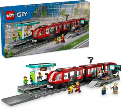 Produktbild von LEGO® City Straßenbahn mit Haltestelle - 60423 NEU! Teile 811x