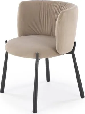 Produktbild von Gepolsterter Stuhl K531, 2er Set, Beige, 60 cm breit, 58 cm tief, 76 cm hoch