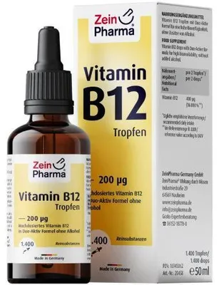 Immagine prodotto di Vitamina B12 200 μg gocce per uso orale 50 ml