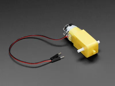 Produktbild von Adafruit DC Gearbox Motor - "TT Motor" - 200RPM - 3 to 6VDC