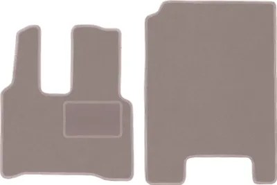 Image de Tapis de sol en velours pour Mercedes Actross MP4 (2011-) - tapis de sol avant LUX beige (2 pièces)